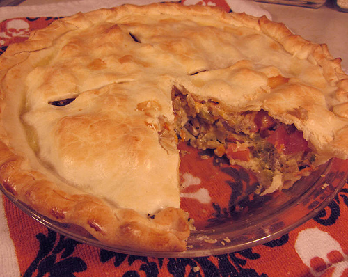 Roasted Veggie Pie